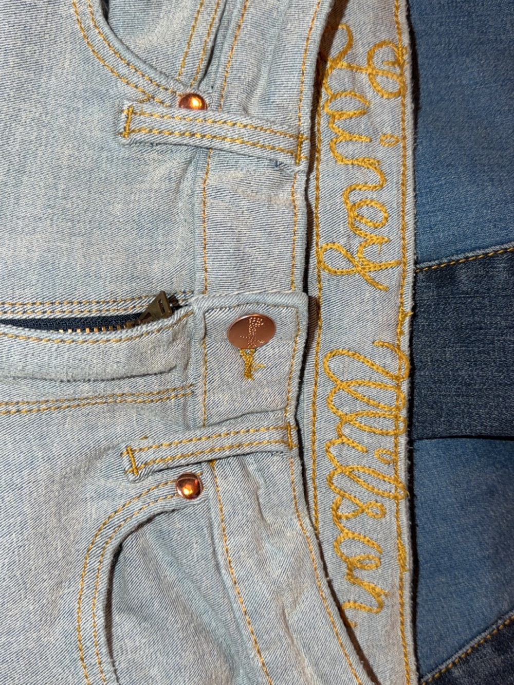 Wrangler X Lainey Wilson “Groovy” Wide Leg Jean - Picture 4 of 5